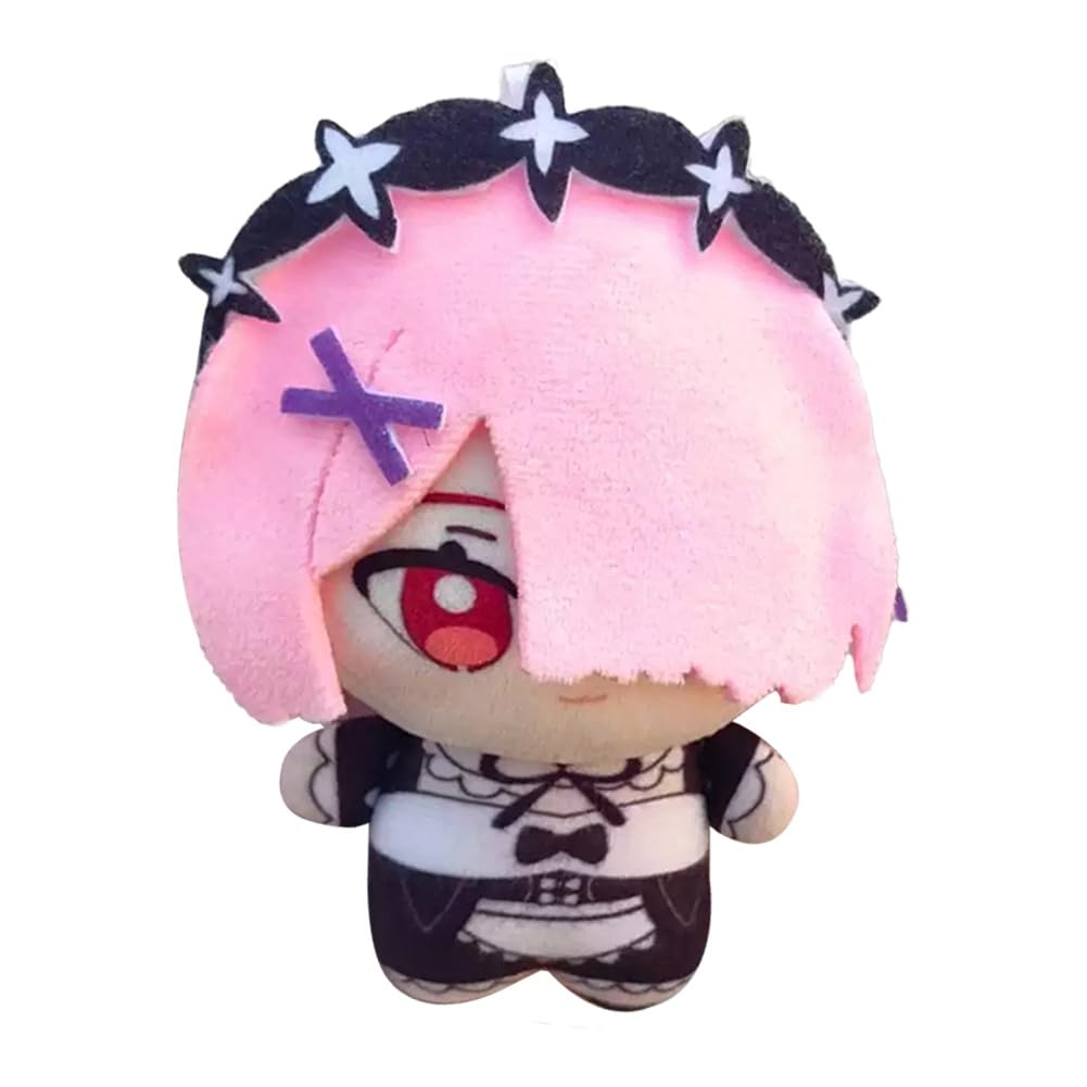 Re:0 Anime Plush Figures Rem/Ram/Emilia/Natsuki Plush Stuffed Doll 10cm