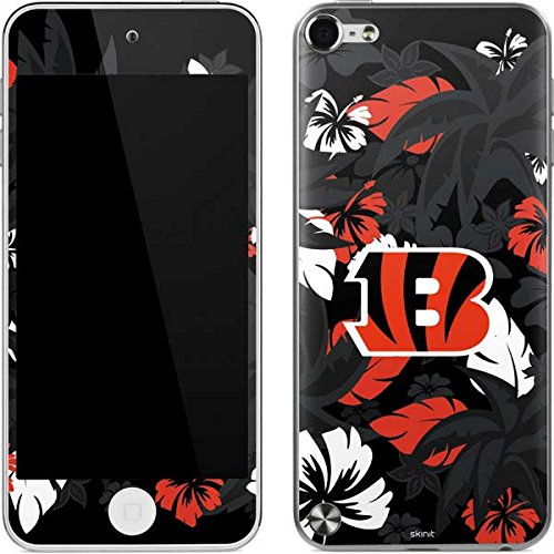 Skinit Decal MP3 Player Skin Compatible with iPod Touch (5th Gen&2012) - Officially Licensed NFL Cincinnati Bengals Tropical Print Design