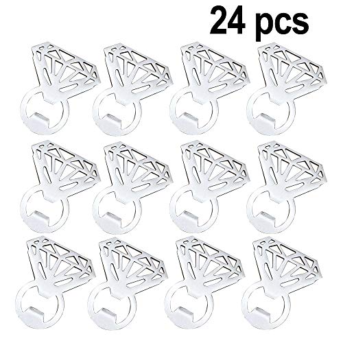 Awtlife 24 Pcs Vintage Diamond Bottle Opener For Wedding Party Favors #TOP4