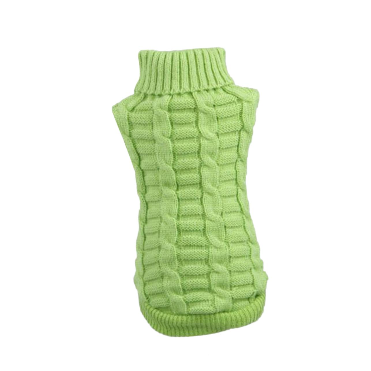 BESPORTBLE 3pièces Pull pour Chien Douce Manteau Hiver Vert Uni pour Chiot Parfait pour Activités Extérieures Photos Spéciales