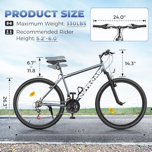 Brightpeak Adult Mountain Bike
