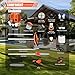 Gas Weed Eater, 52cc 2 Stroke Weed Wacker 6 in 1 Lawn Mover Include String Trimmer Brush Cutter Pole Saw Hedge Trimmer for Yard Garden Care 9500rpm 3000r/min Engine Speed 120cc Oil Tank Orange