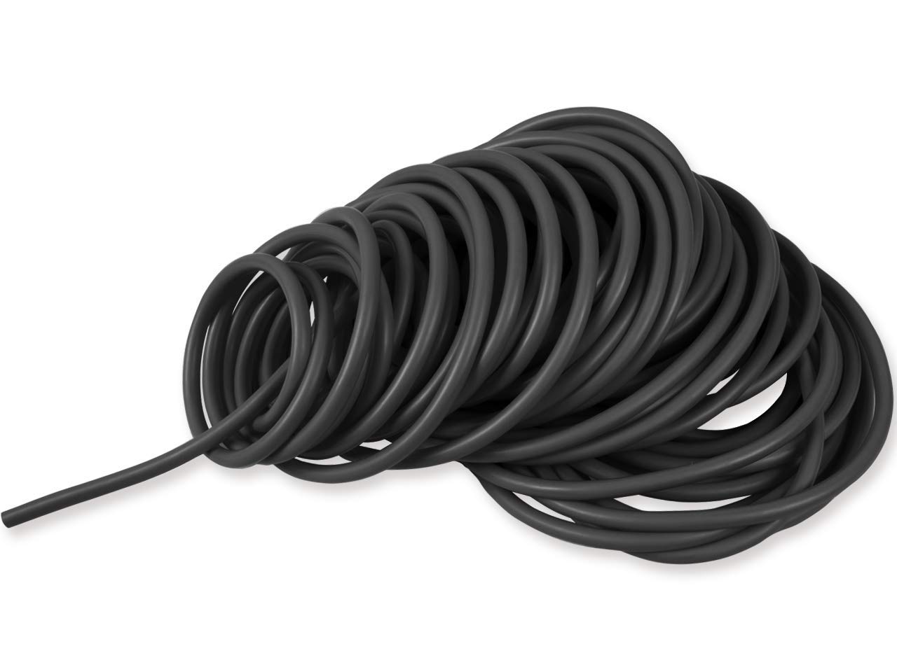 Gima 47064 Bobina Tubo Látex, 25 m x 3.5 mm, X-Resistente, Negro