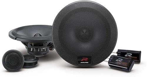 Alpine R-S65C.2 - Altavoces de 2 vías componentes de 6.5 pulgadas (par)