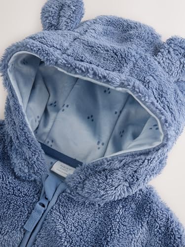 NEXT Baby Jungen Babyjacke aus Fleece mit Reißverschluss Marineblau 80-86