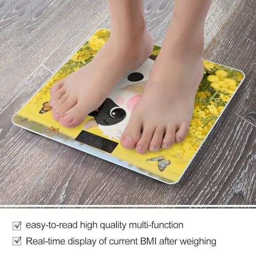 Báscula digital corporal para baño BTCOWZRV con LCD y base antideslizante miniatura 5