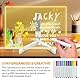 LED Notiztafel mit Farben, Nachrichtentafel mit LED, Acryl Notiztafel mit 12 Farben Stift, Acryltafel mit Beleuchtetem Ständer, Leuchtendes Acryl mit Nachtlicht (30 * 20CM)