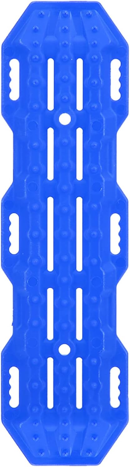 1/18 Scale RC Accessories, Plastic RC Recovery Board 2Pcs RC Crawler Decorative Board Anti-skid Auto Help Board For 1/10 RC Crawler Car RC Model Climbing Vehicle Decoration (Blue)