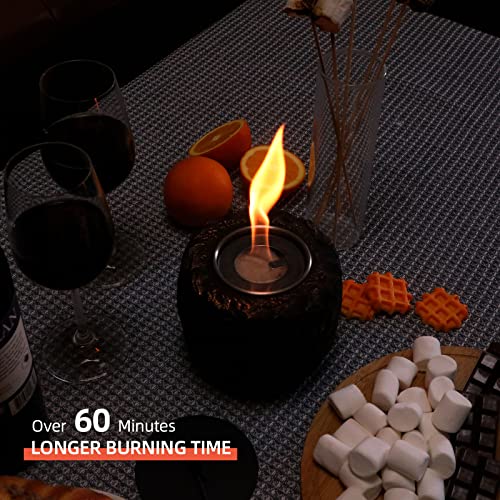 Korniful Tabletop Mini Fire Pit, Retro Candles Holders, Create A Cozy Vibe For Home Wedding Party Anniversary Housewarming Gifts - 5 X 5 X 4 Inch #TOP1
