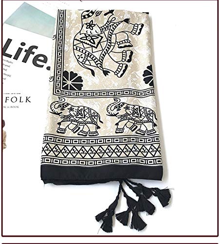 Jeelow Lightweight Scarves Fashion Light Shawl Beach Wrap Head Scarf For Women2