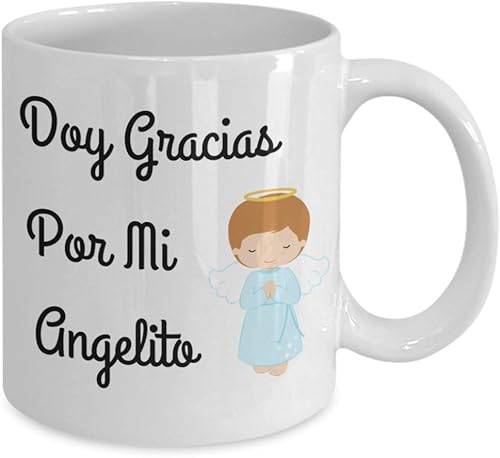 Miniatura 2 de Doy Gracias Por Mi Angelito Taza De Café - Regalo Gratitud Dios Fé Religión Espanol Grateful For My Angel God Jesus Faith Taza de café regalo Span,
