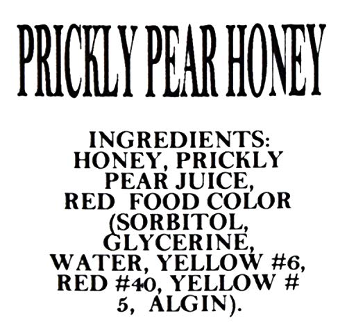 Shadow River Gourmet Prickly Pear Cactus Honey Made From Real Cactus Fruit Juice, 12 oz Squeeze Bear