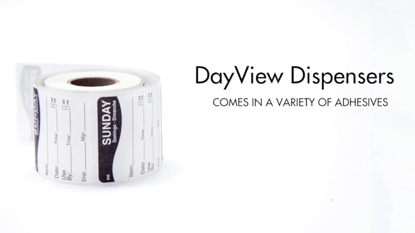 DayMark-Safety-Systems-I132152-Day-of-The-Week-34-Square-Dissolvable-Labels-Monday-Sunday-Label-Dispenser-Included-7000-Labels