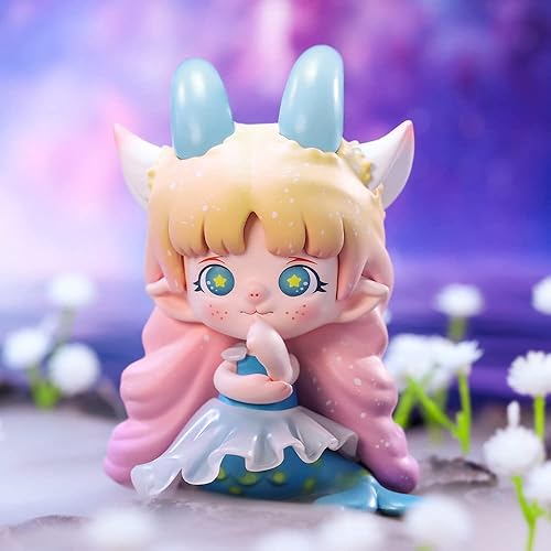 Miniatura 3 de POP MART Zoe Flower Whispering Zodiac Series - Caja exclusiva de figuras de acción, caja de juguetes a granel, juguete de arte popular