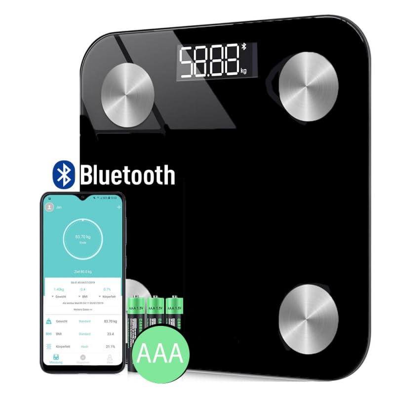 Báscula electrónica Bluetooth - 180 kg