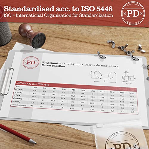 PD® Dadi alette in plastica M10 (DIN 315) | Dado