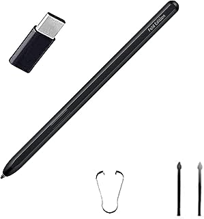 Fold Edition Galaxy Z Fold 3 4 Pen Replacement + 2 Pen Tips for Samsung Galaxy Z fold 3 4 S Pen Touch Stylus S Pen +Replacement Tips/Nibs + Type-C Convertor