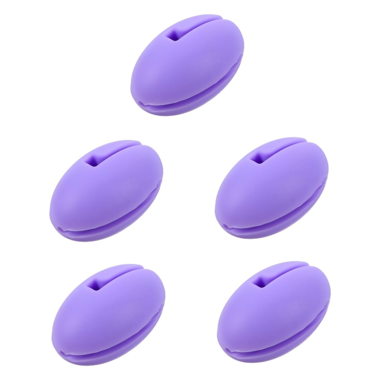 ABOOFAN 5 Pièces Support De Thermomètre Clips Clip De Pot De Thermomètre De De Friture Porte- Friteuse Pinces Pour Pots Gel De Silice Violet,mauve