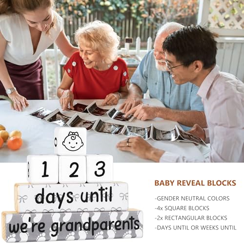 Pregnancy-Announcement-Baby-Reveal-Countdown-Due-Date-Blocks-WeeksDays-Until-Were-Grandparents-Announcing-Pregnancy-Countdown-Blocks-New-Grandparents-To-Be-Expecting-Grandma-Grandpa-Gifts Pregnancy Announcement Baby Reveal Countdown Due Date Blocks WeeksDays Until Were Grandparents Announcing Pregnancy Countdown Blocks New Grandparents To Be Expecting Grandma Grandpa Gifts