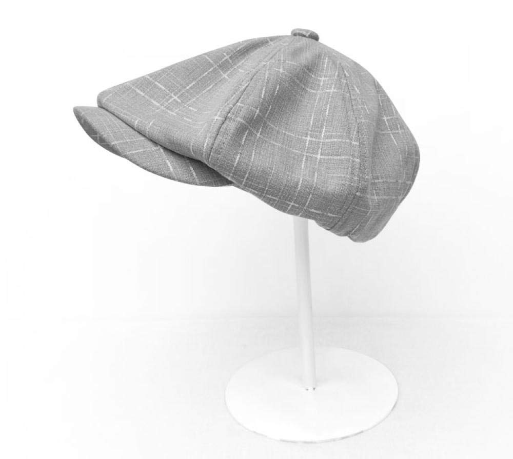 MAOZIm Octagon Hat Boina Retro de Verano para Hombre, Sombrero de Vendedor de periódicos, Lino de Primavera y Verano, sección Delgada, Sombra Transpirable, Sombrero Octogonal
