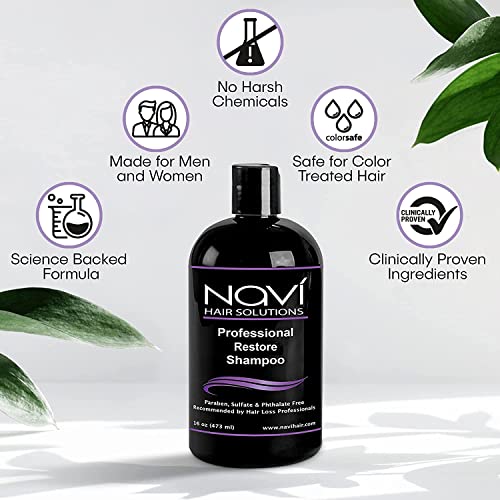 Navi Professional Strength Hair Loss Shampoo For Hair Growth, Dht Blocker Shampoo For Thinning Hair With Biotin Keratin And Vitamin E, Paraben And Sulfate Free, Hair Regrowth For Men And Women, 16 Oz #TOP3