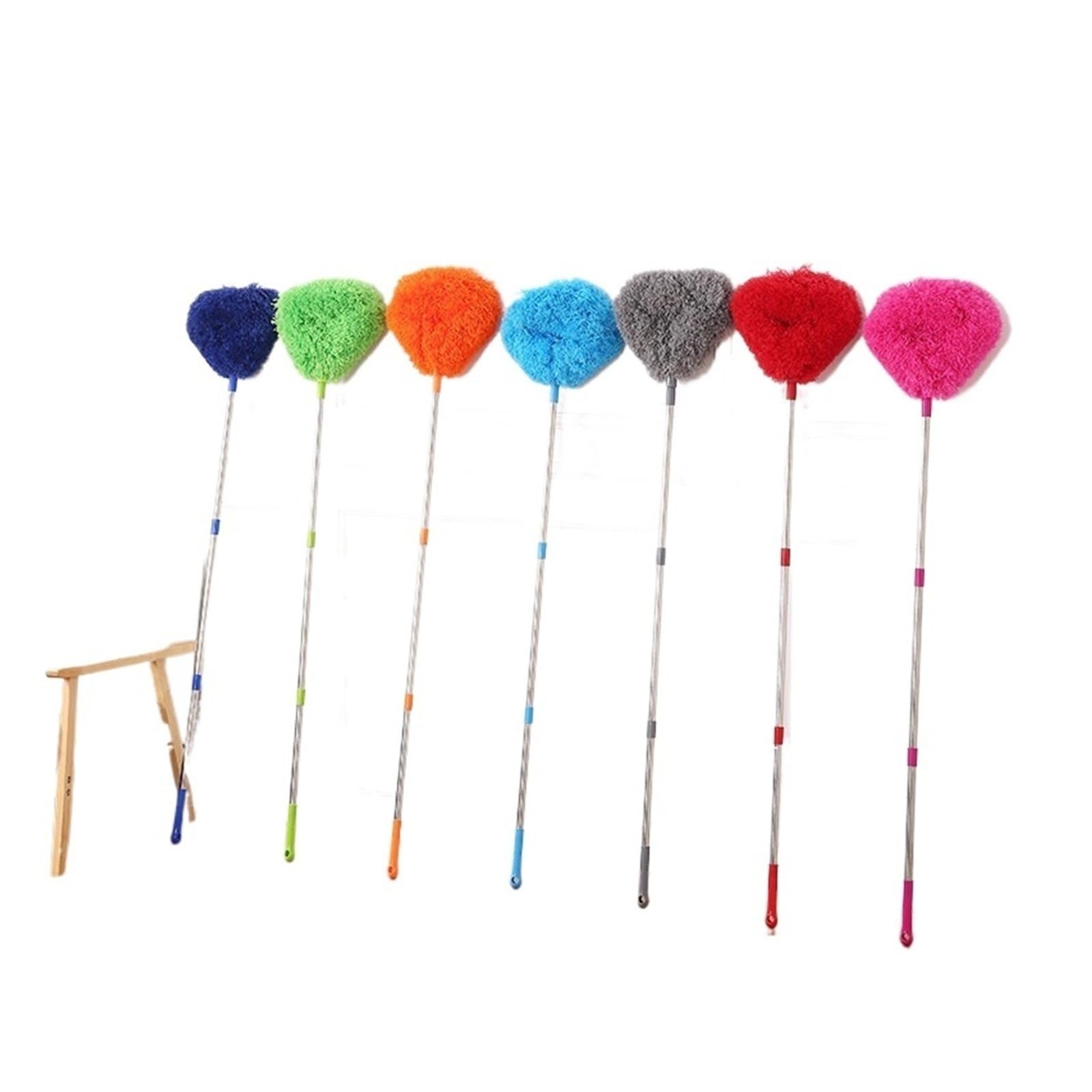 Extendable Dusters For Cleaning 1pc Ceiling Fan Cleaner Dusters With Extension Pole Dust Removal Brush Removable And Duster Cleaning(Green)