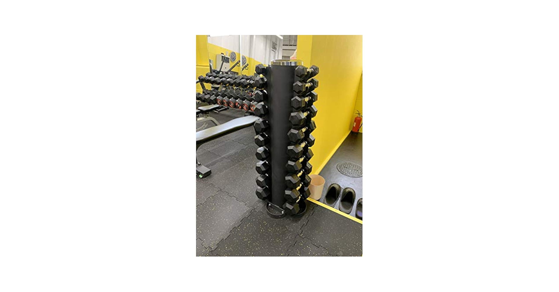 ヘックスダンベル1kg から10kg Amazon | 1kg~10kgヘックスダンベル＆縦型ダンベルラック | ノー