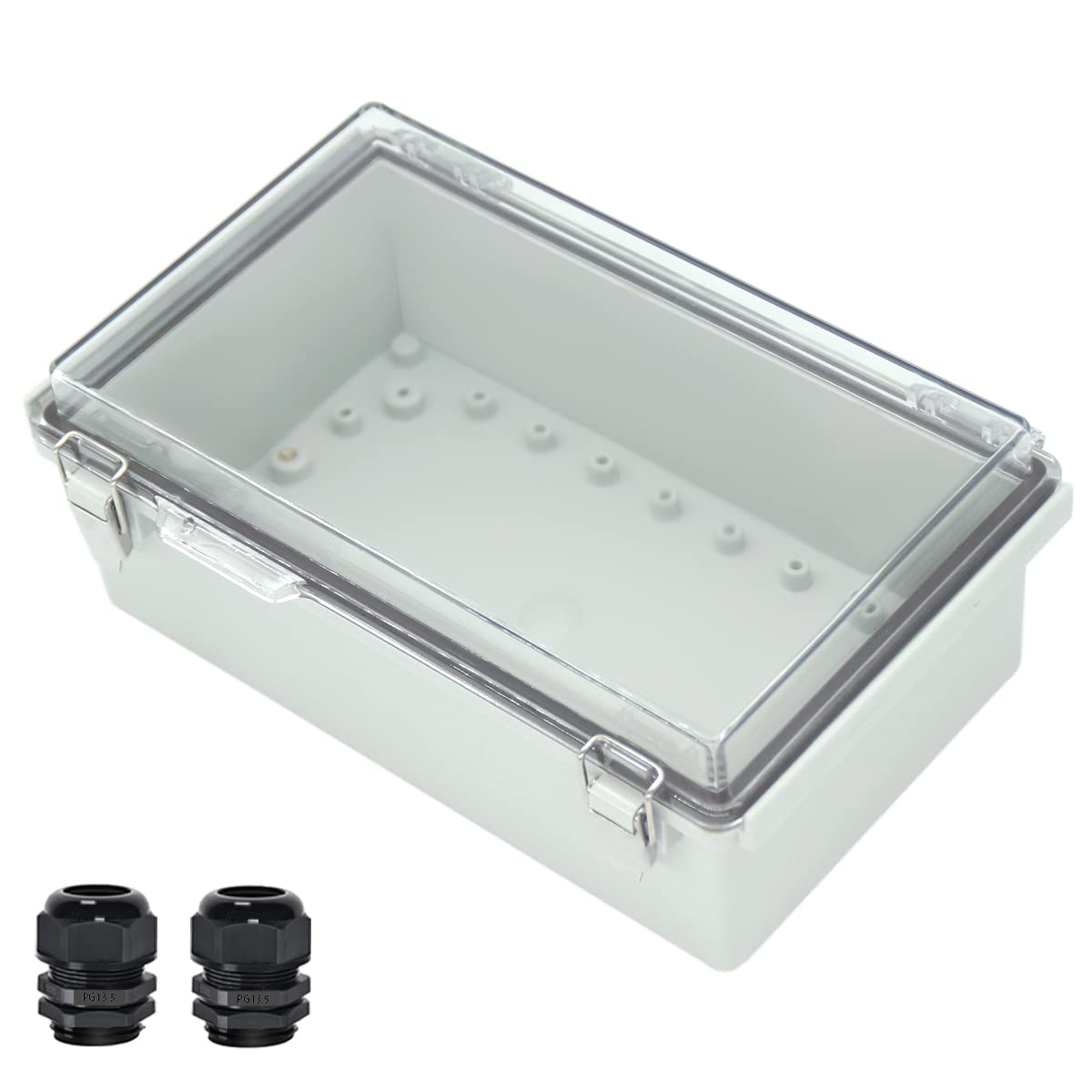 Buy Zulkit Junction Box ABS Plastic Dustproof Waterproof IP67 Electrical Boxes Hinged Shell