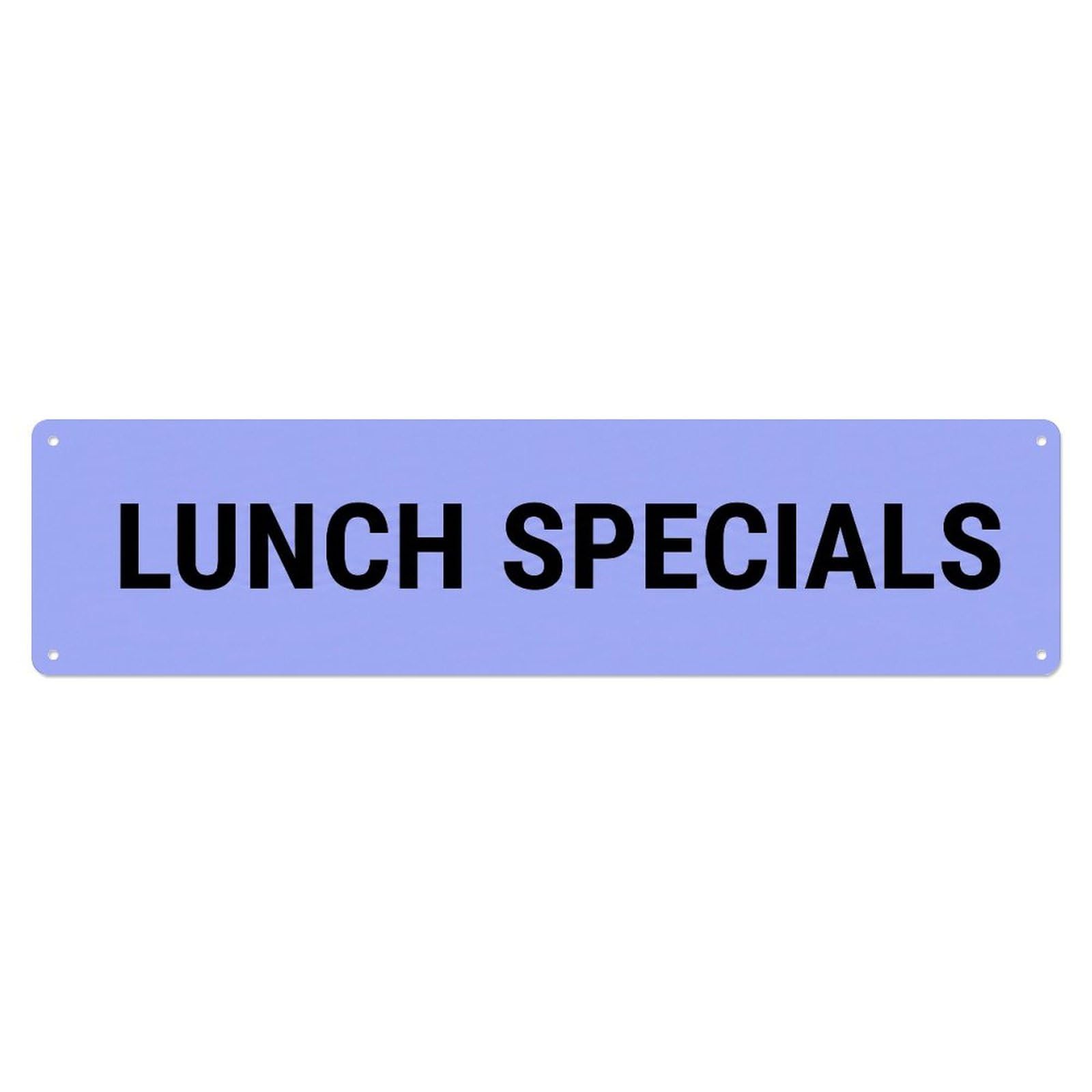 Metal Tin Sign Lunch Specials Daily Menu