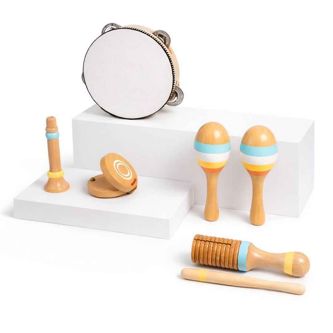 Musical Instruments Set for Toddlers & Kids | Montessori Rhythm Learning Toy Kit with Multiple Instruments | Educational Music Activity Set to Develop Creativity, Coordination-image-43