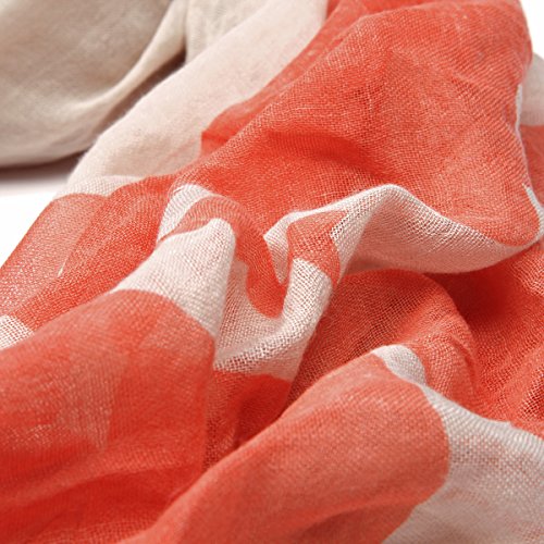 TrendsBlue Premium Large Sunflower Print Frayed End Scarf Wrap3