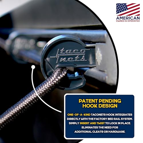 image for TacoNets Envelope Cargo Net for Toyota Tacoma - Fits 2005-2025 - Paten