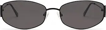 Retro Oval Sunglasses For Women Men Hexagonal Rectangle Metal Frame Sun Glasses AP3625