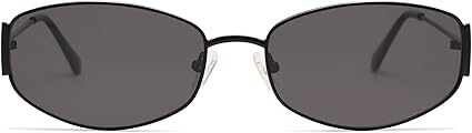 Retro Oval Sunglasses For Women Men Hexagonal Rectangle Metal Frame Sun Glasses AP3625
