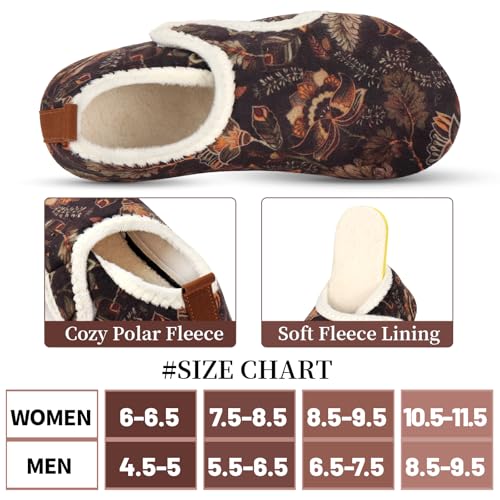 Image of Ibeauti Women Mens House Slippers Lightweight Comfy Barefoot Slipper Socks Rubber Sole House Shoes for Indoor /Outdoor Bedroom Travel