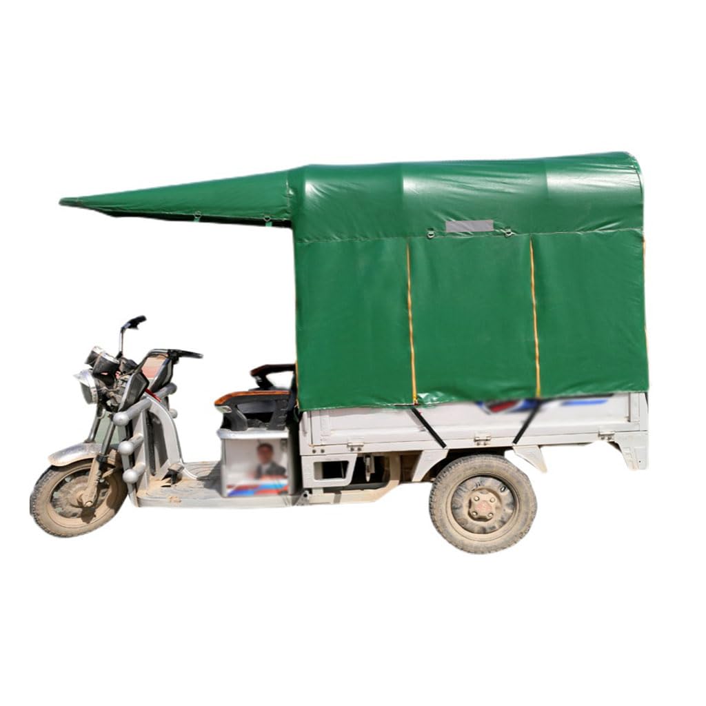 Housse pour Tricycle à 3 Roues, en Tissu Oxford résistant, imperméable, avec auvent Durable, de Couleur Verte, offrant Une Protection UV et résistante aux intempéries.