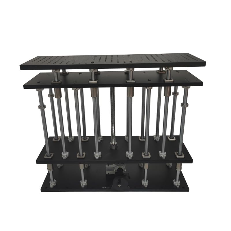 PDV PT-SD700 Manual Lifting Table with Digital Display Ruler Z-axis Lifting Displacement Table 300mm