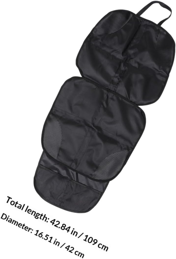 Car Seat Protector Mat for Black Protective Cover with Thick Padding and Anti-Slip Backing Automotive Seat Protector for Boys Waterproof and Sturdy