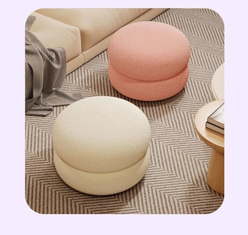 Tabouret de coiffeuse compact pour petit espace et repose-pieds