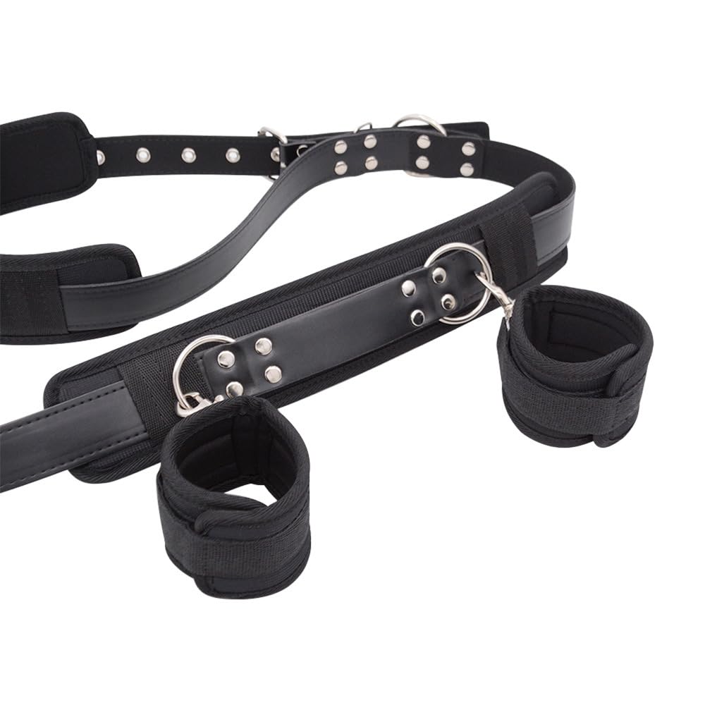 BDSM Restraints Sex Toys 27pc Bondage Restraints Set Fetish Bed Restraints Kits for Beginners,Gang Ball Play, Vibrators Massagers, Bondage kit for Couples Sex: 4 Pcs