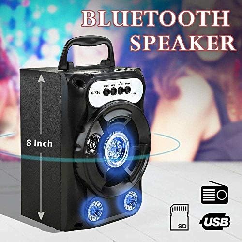 Portable Wireless Bluetooth Speaker With Micro SD, Flash drive & AUX Support (G-H16)
