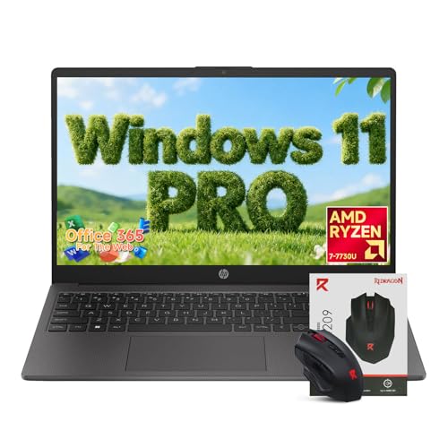 HP Flagship 15.6' FHD Business Laptop, AMD Ryzen 7 7730U, 16GB RAM, 512GB PCIe SSD, Office 365 for...
