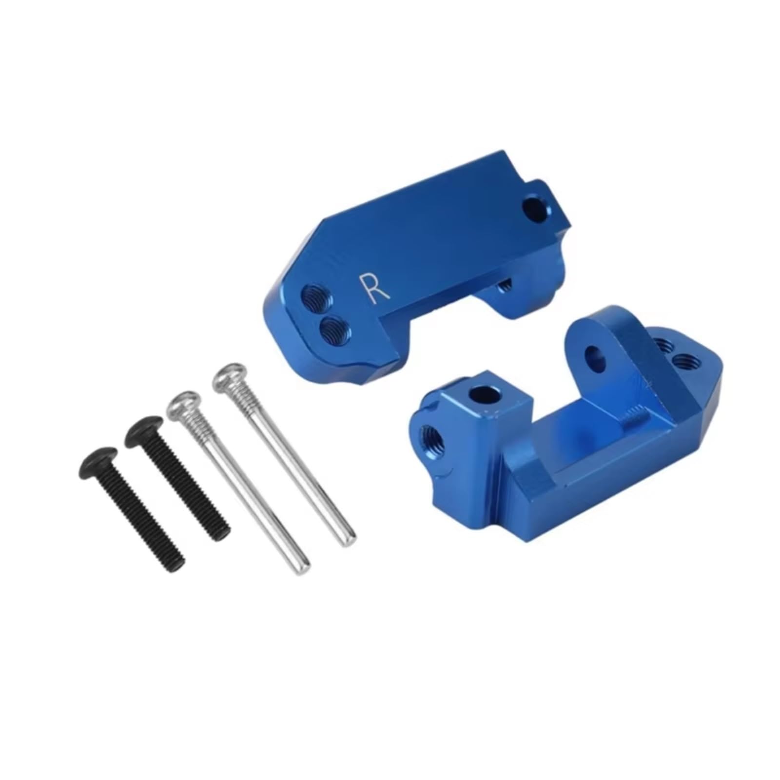 RC Modelos Piezas para Traxxas 2WD para Slash para Stampede para Rustler 1/10 Bloque Ruedas Delanteras Metal Bloques Dirección Piezas Kit Soportes Eje Trasero