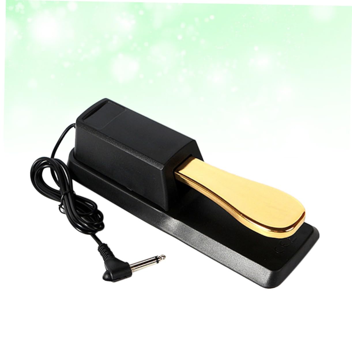 HEMOTON Sustain Pedal for Piano Keyboards Accessory Durable Alloy Smooth Sound Expressive Half-pedal Essential for Electronic Musical Instruments