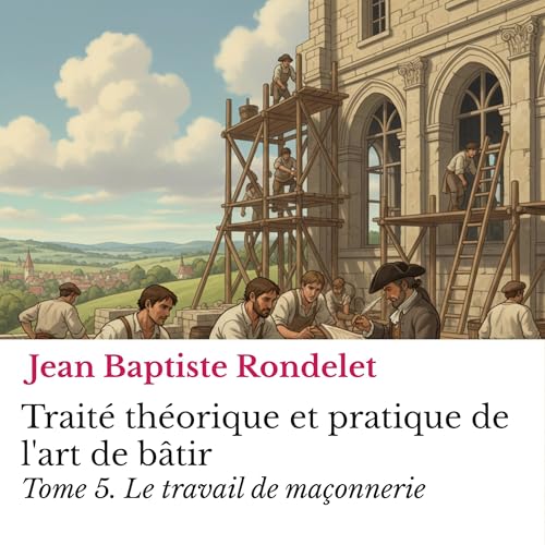 Traité théorique et pratique de l'art de bâtir Tome 5. Audiolibro Por Jean Baptiste Rondelet arte de portada