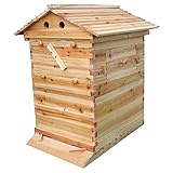 ALTA ENCERADO TEMPERATURA: madera de abeto están recubiertos por una alta temperatura hervida wax.It disminuir la capacidad de absorción de agua y aumentar la capacidad de a prueba de agua, perfectamente mantener la colmena seco para evitar el parasitismo molde.