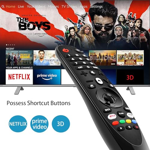 Image of Remote Control for LG Smart TV Magic Remote - AKB75855501 AN-MR20GA MR19BA(NO Voice Function No Pointer Function - Comes with Silicone Case