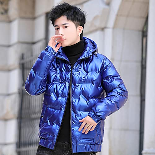 Casaco de inverno masculino jaqueta puffer engrossar jaquetas parca quente com capuz jaqueta masculi