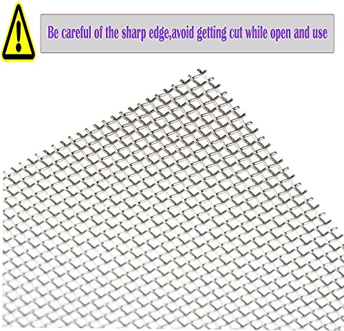 Draadgaas, 304 roestvrij staal, 2 stuks, 20 Mesh, 300 x 210 mm gaasdoek, knaagdier-, vliegengaas - Image 8