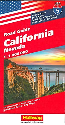 Télécharger Hallwag USA California Nevada Road Map PDF Ebook En Ligne
